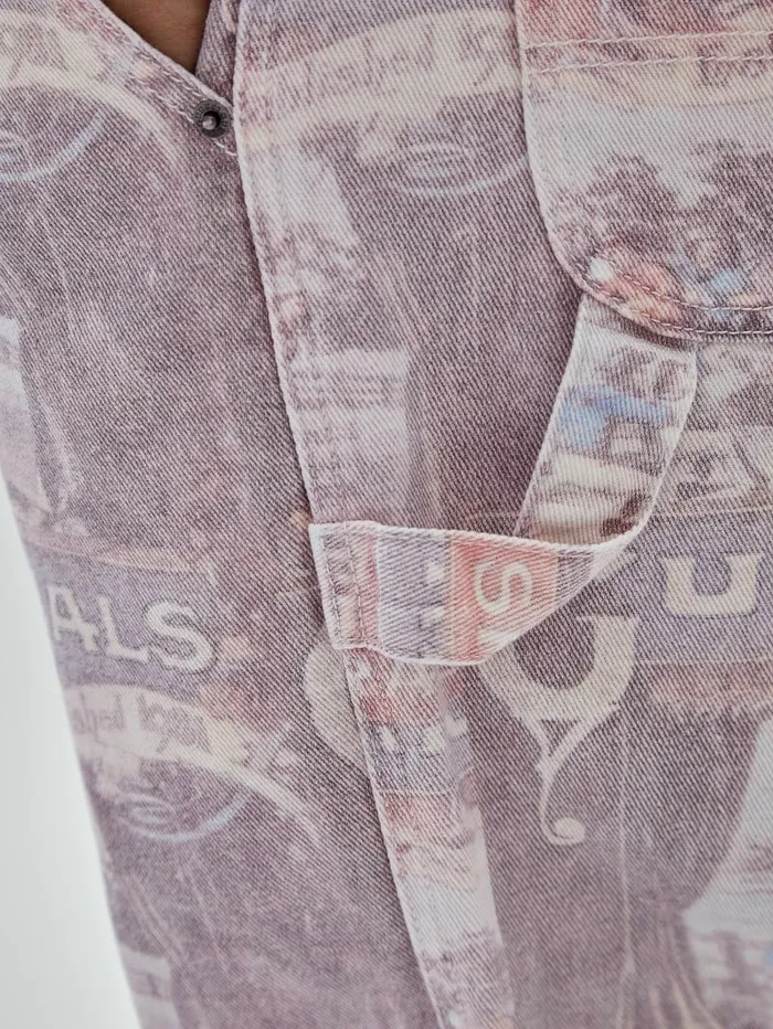 Jeans and Denim GUESS Men GUESS Originals Vintage Carpenter Pants Vintage Ranch Print Jeans and Denim GUESS Men GUESS Originals Vintage Carpenter Pants Vintage Ranch Print