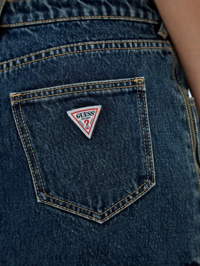 Jeans and Denim GUESS Women GUESS Originals Zip Denim Mini Skirt Go Flight Medium Wash Jeans and Denim GUESS Women GUESS Originals Zip Denim Mini Skirt Go Flight Medium Wash