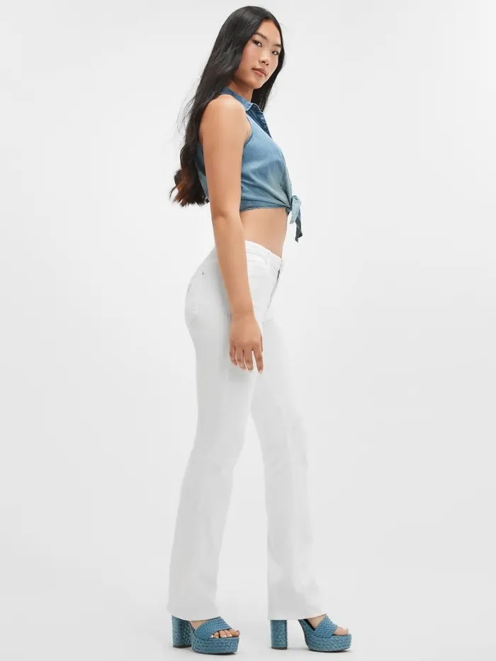Jeans and Denim GUESS Women Sexy Straight Jeans Pure White Jeans and Denim GUESS Women Sexy Straight Jeans Pure White