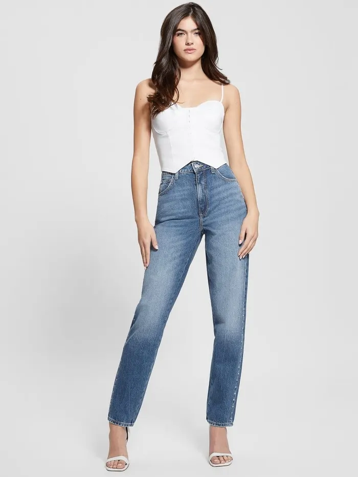 Jeans and Denim Mom Straight Jeans Dedge 8211 GUESS Women