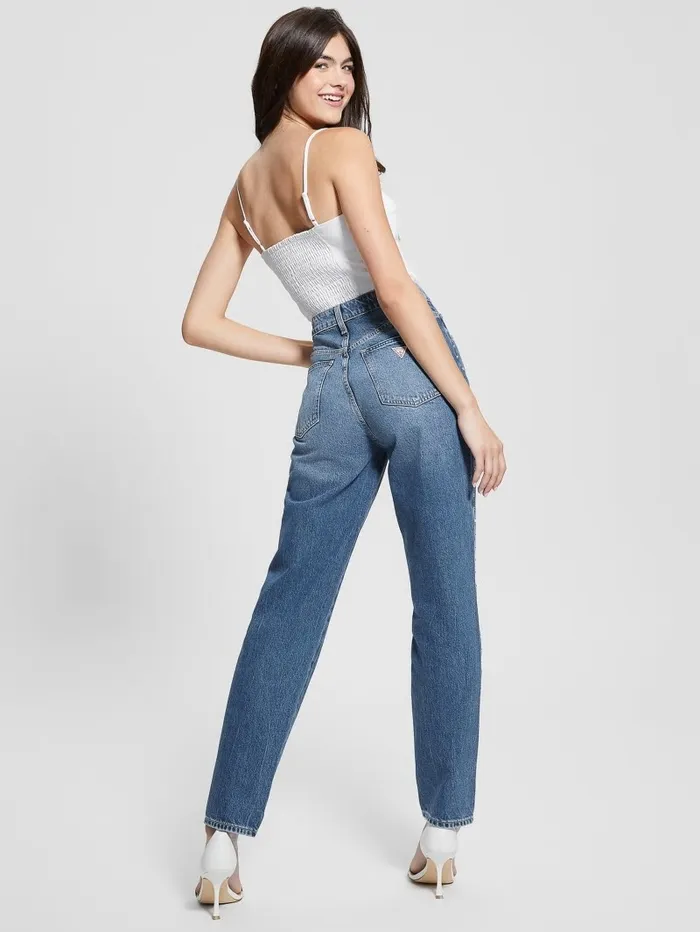 Jeans and Denim Mom Straight Jeans Dedge 8211 GUESS Women