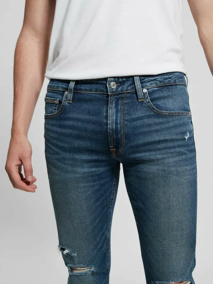 Jeans and Denim Slim Tapered Jeans Escape Destroy GUESS Men Jeans and Denim Slim Tapered Jeans Escape Destroy GUESS Men