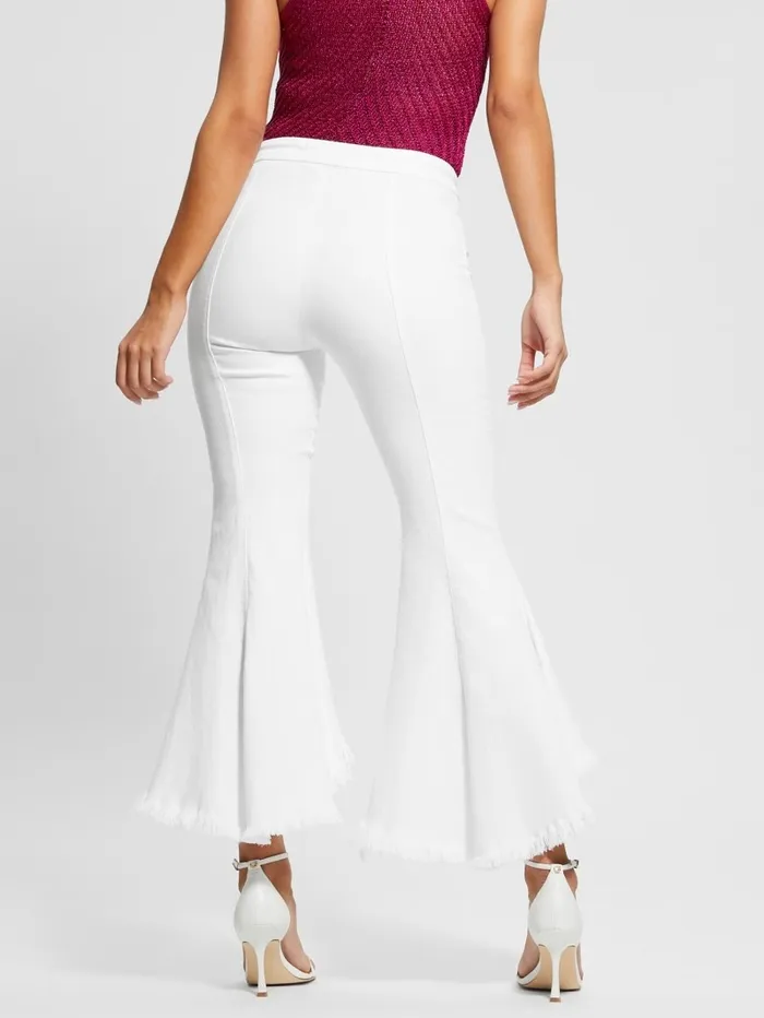 Jeans and Denim Sofia 1981 HighRise Flared Jeans White Bufali GUESS Women Jeans and Denim Sofia 1981 HighRise Flared Jeans White Bufali GUESS Women