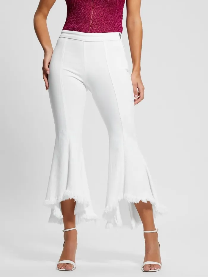 Jeans and Denim Sofia 1981 HighRise Flared Jeans White Bufali GUESS Women Jeans and Denim Sofia 1981 HighRise Flared Jeans White Bufali GUESS Women