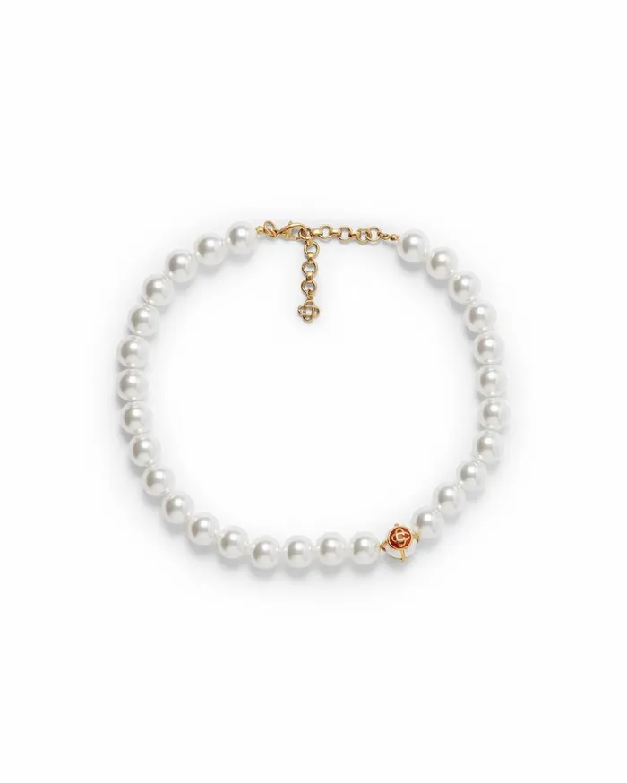Jewellery MenWomen Casablanca Paris Caged Pearl Necklace