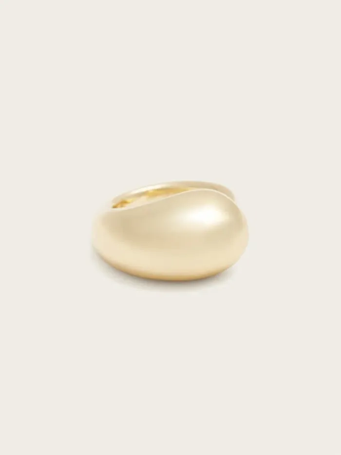 Jewelry Women GUESS GoldTone Swirl Ring SilverGold
