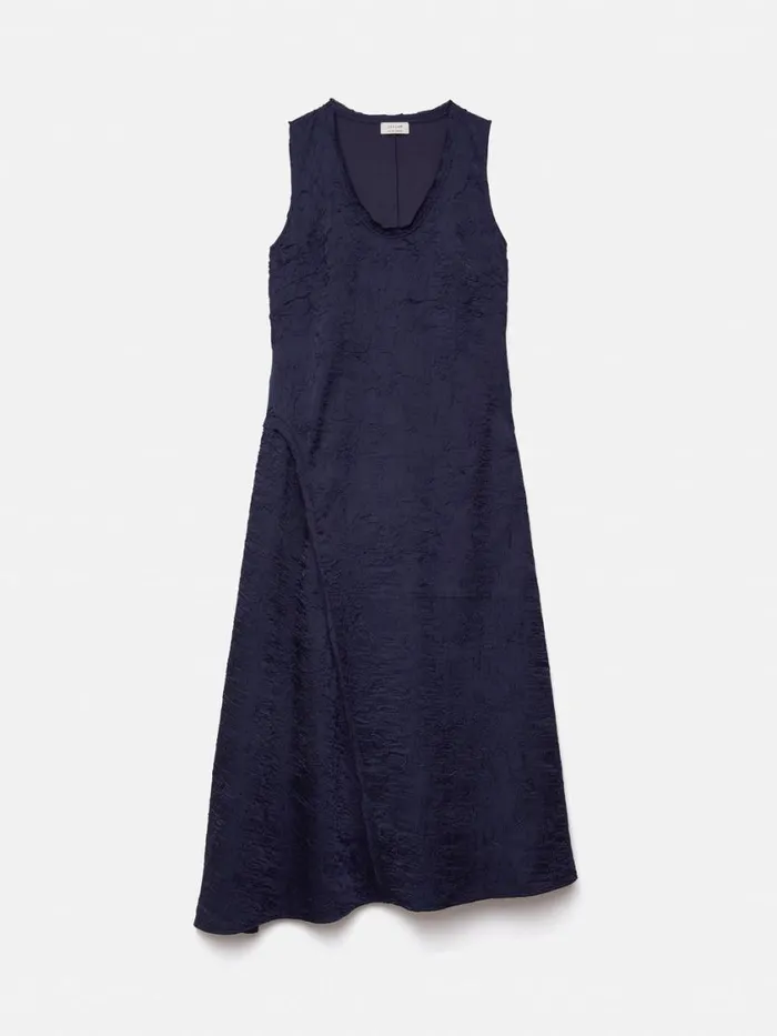 Jigsaw Asymmetric Textured Dress Navy Women Coords
