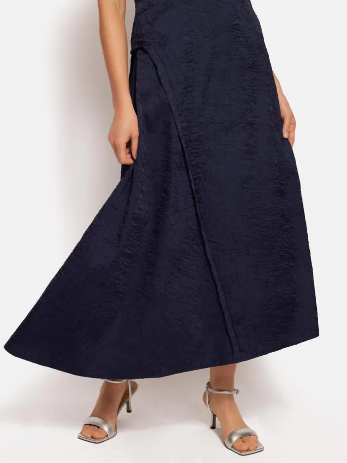 Jigsaw Asymmetric Textured Dress Navy Women Coords