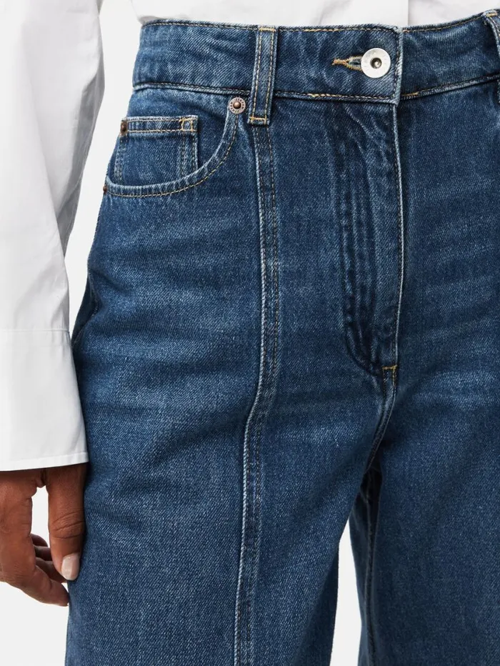 Jigsaw Beck Tailored Jean Vintage Mid Blue Women Denim