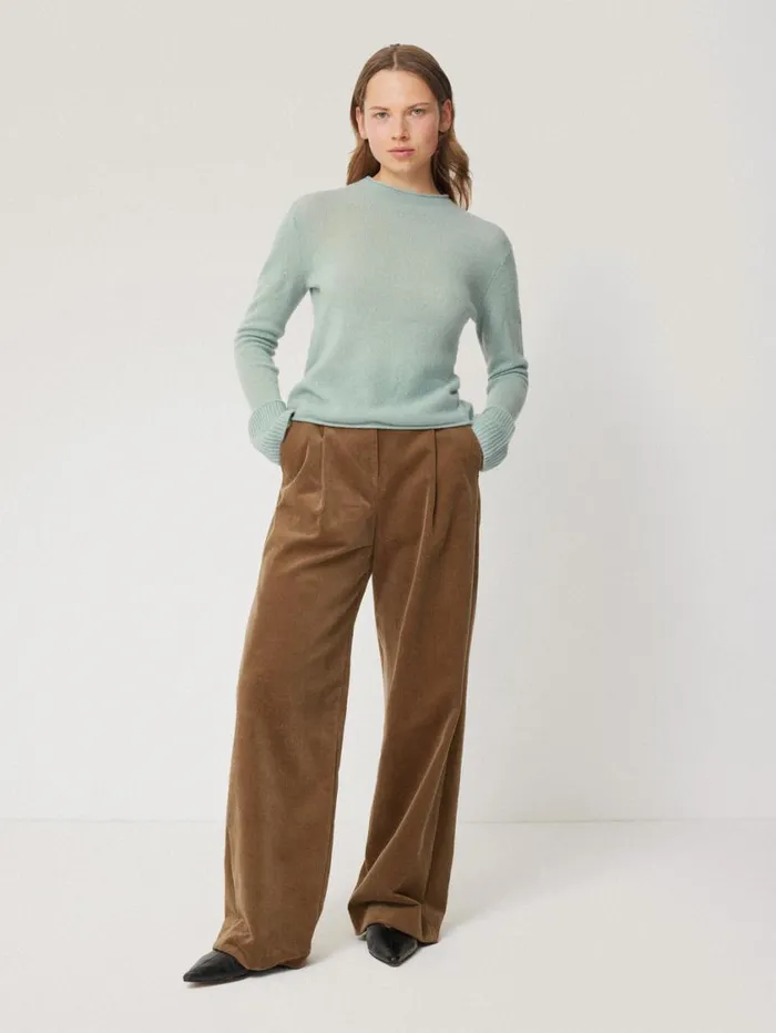 Jigsaw Cloud Cashmere Eldon Jumper Blue Haze Women Knitwear and Cashmere