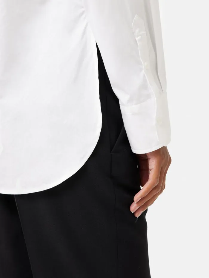 Jigsaw Cotton Poplin Shirt White Women Shirts and Tops