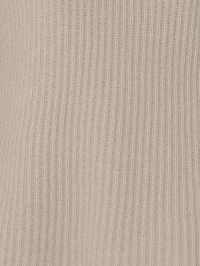 Jigsaw Faroe Fishermans Rib Jumper Cream Women Knitwear and Cashmere