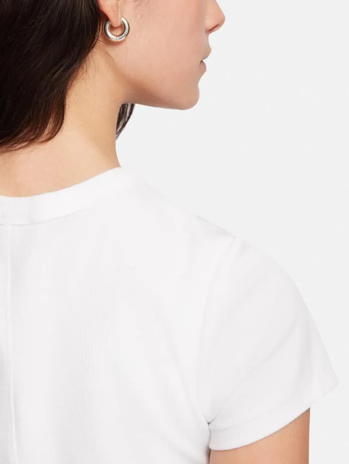 Jigsaw Fine Cotton Tee White Women Suits and Tailoring