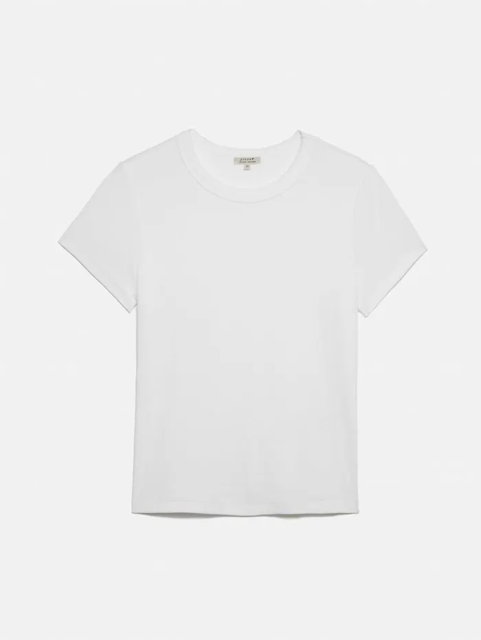 Jigsaw Fine Cotton Tee White Women Suits and Tailoring