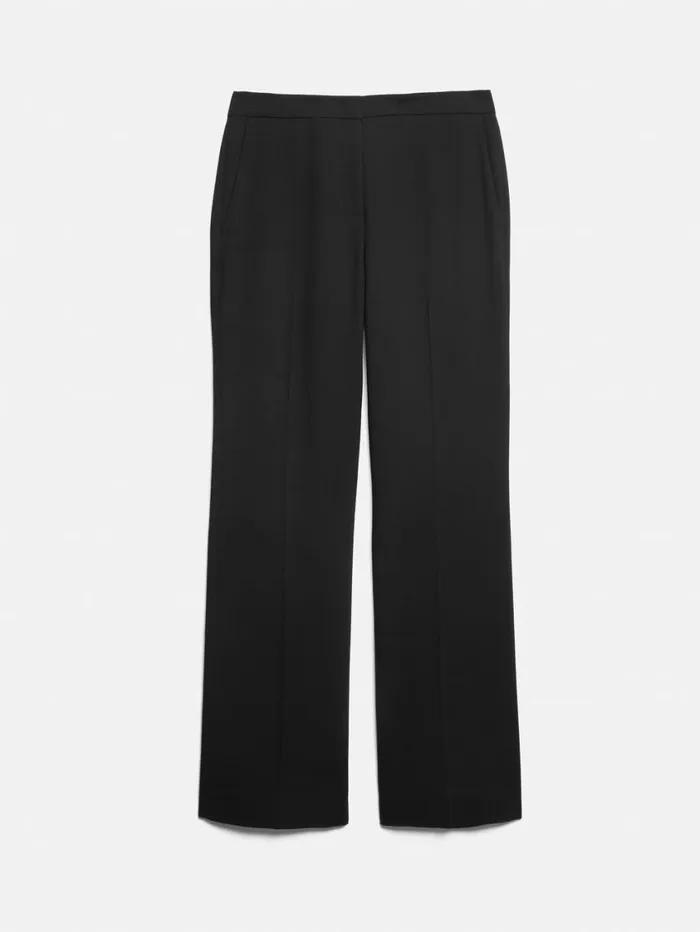 Jigsaw Fluid Twill Mason Trouser Black Women Suits and Tailoring