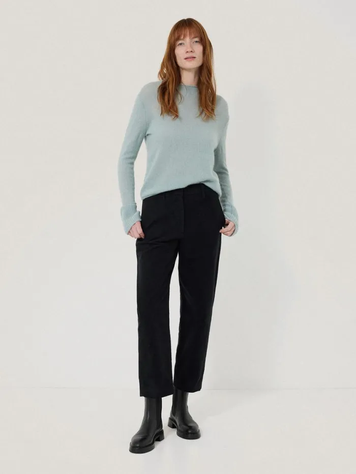 Jigsaw Nevis Moleskin Trouser Navy Women Trousers