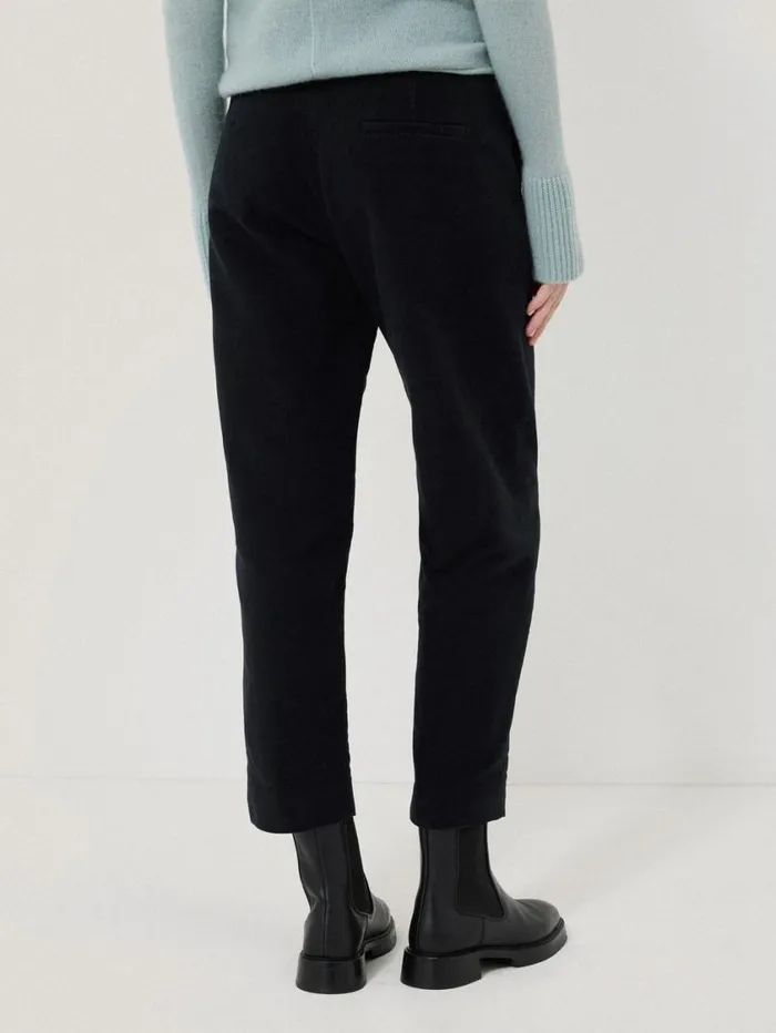 Jigsaw Nevis Moleskin Trouser Navy Women Trousers