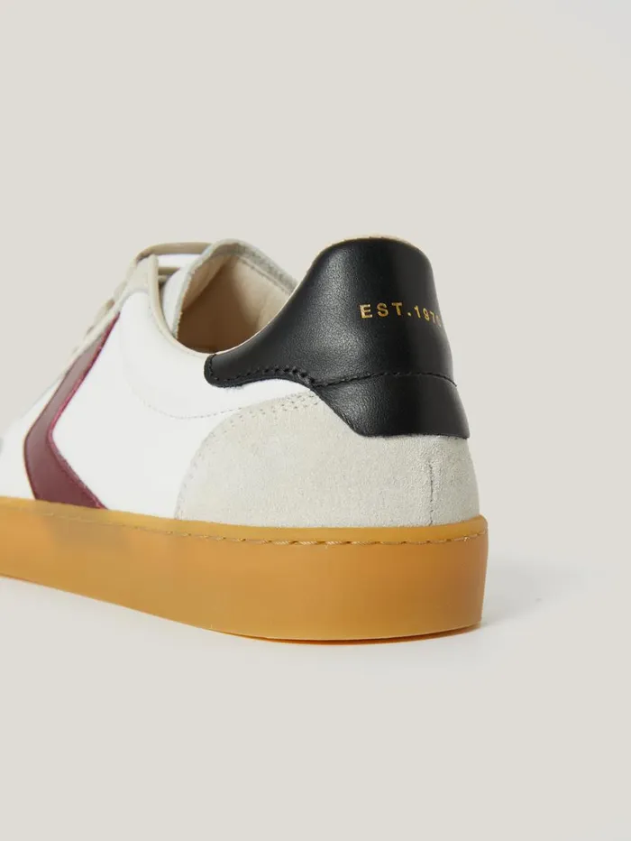 Jigsaw Portland Vintage Classic Trainer White Women Flats