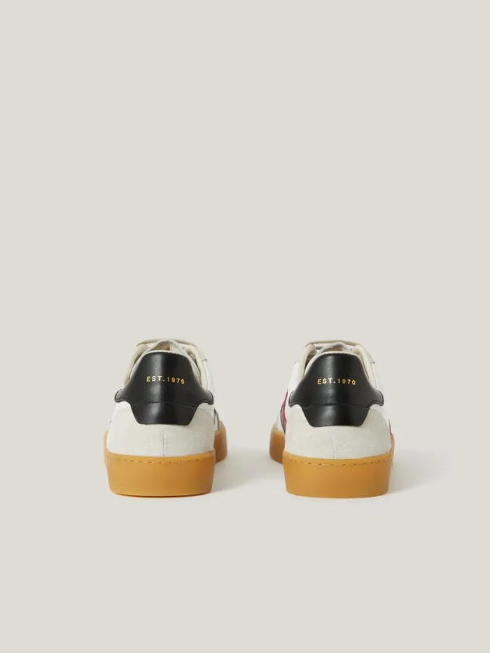 Jigsaw Portland Vintage Classic Trainer White Women Flats