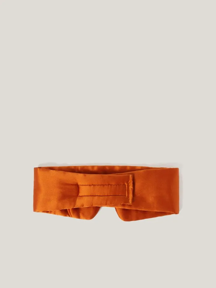 Jigsaw Silk Eye Mask Copper Women Pyjamas and Loungewear