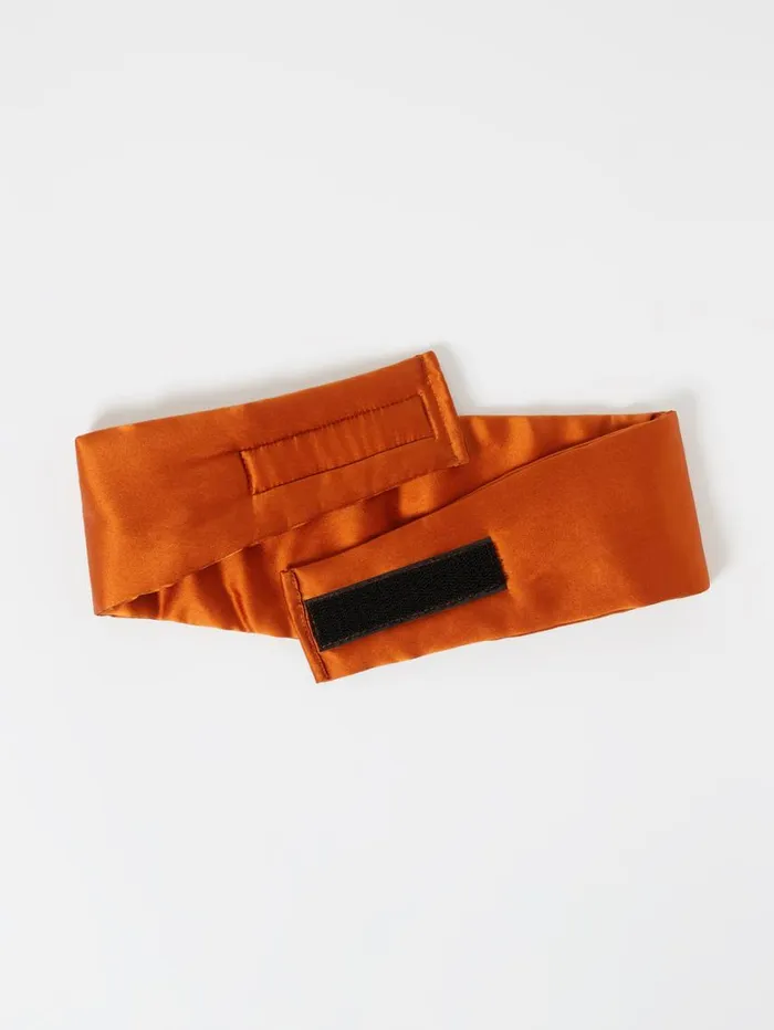Jigsaw Silk Eye Mask Copper Women Pyjamas and Loungewear