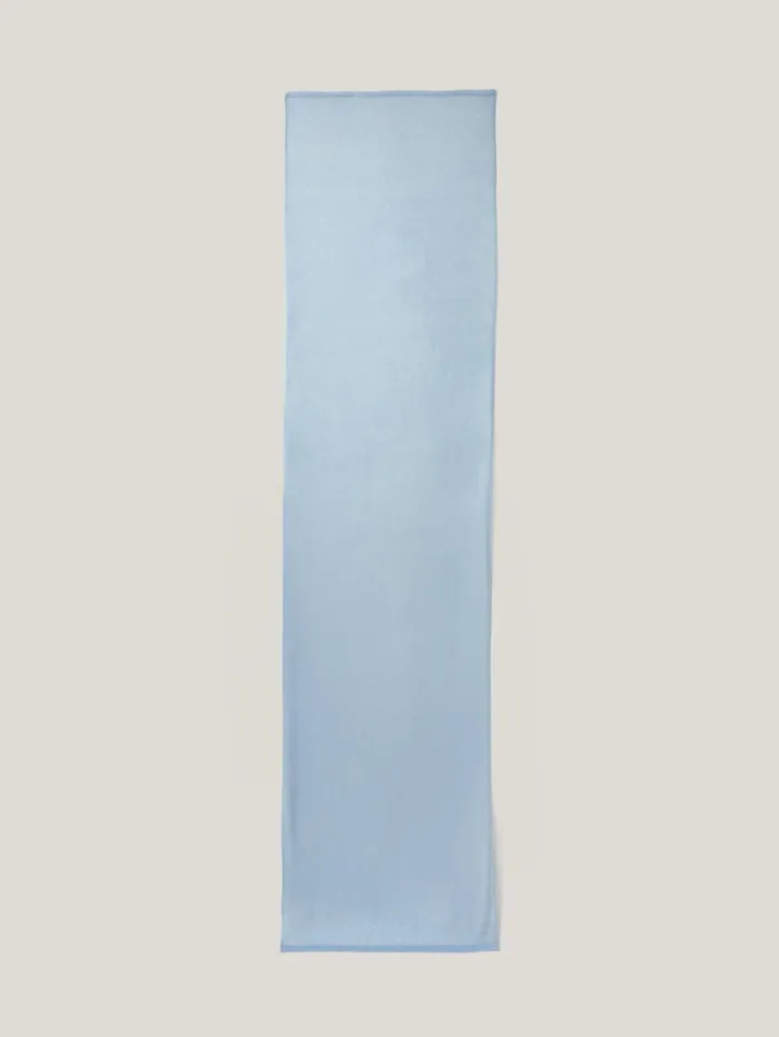 Jigsaw Soft Gauzy Knit Scarf Blue Women Ponchos and Scarves