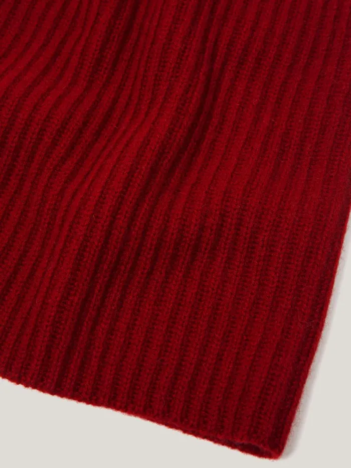 Jigsaw Wool Cashmere Blend Snood Red Women Knitwear and Cashmere