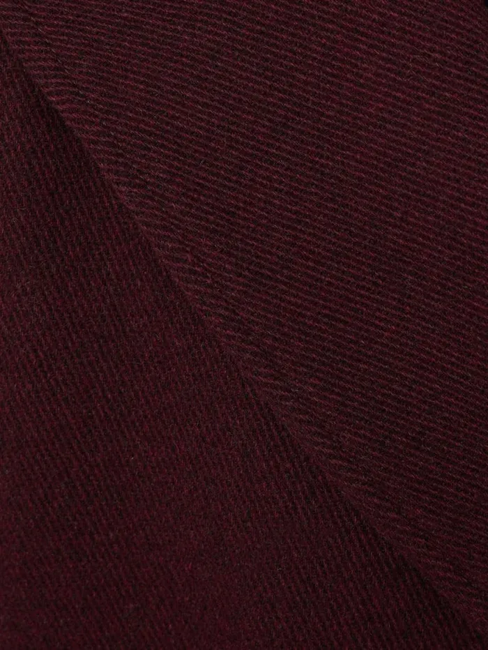 Jigsaw Wool Double Breasted Overcoat Burgundy Women Coats and Jackets