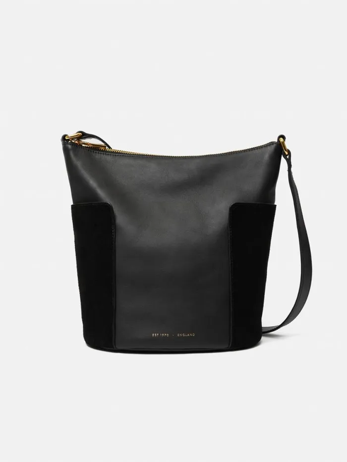Jigsaw York Slouchy Bucket Bag Black Women Bags