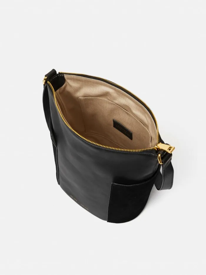 Jigsaw York Slouchy Bucket Bag Black Women Bags