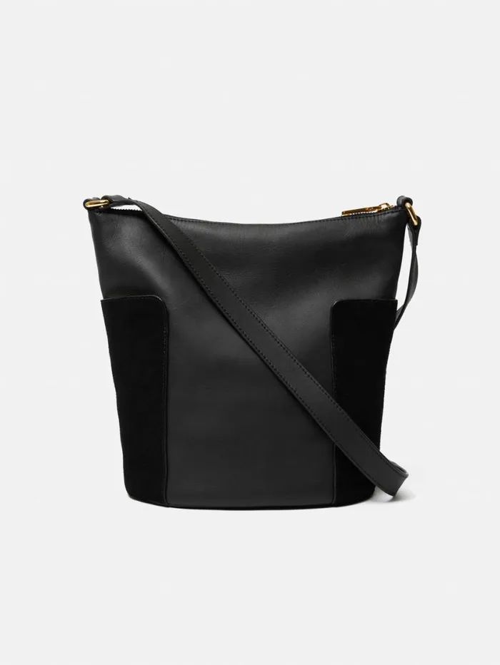 Jigsaw York Slouchy Bucket Bag Black Women Bags