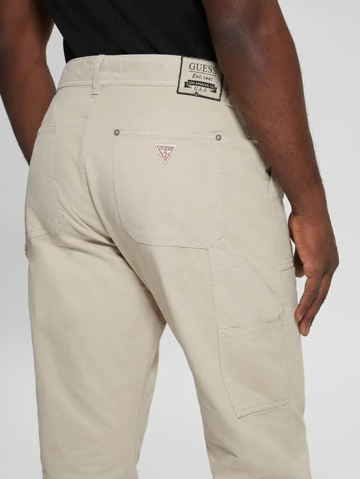 Karpenter Pants Pasadena Stone Pants and Shorts GUESS Men Karpenter Pants Pasadena Stone Pants and Shorts GUESS Men