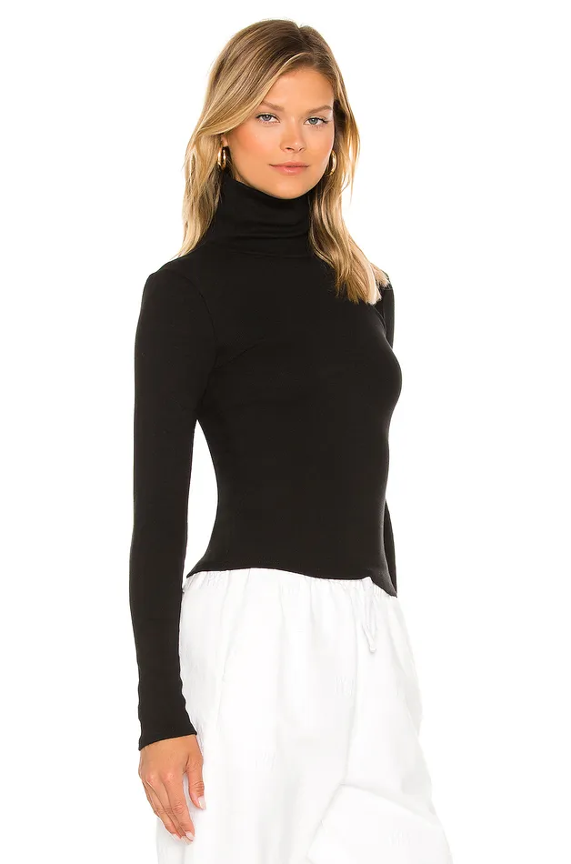 Katie Turtleneck Black Women Lovers and Friends Tops Katie Turtleneck Black Women Lovers and Friends Tops