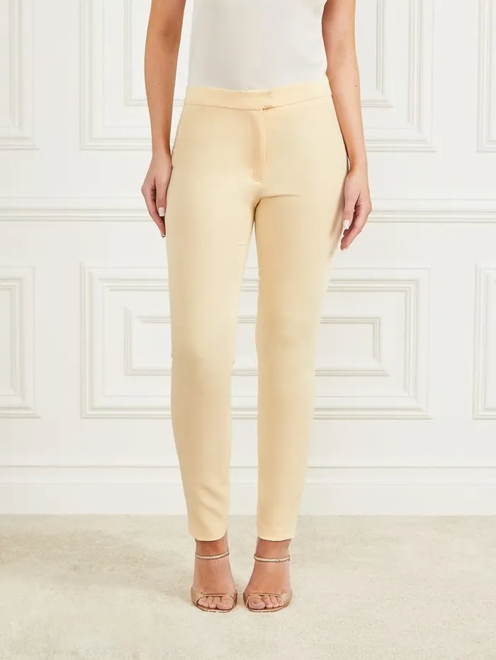 Kelly Skinny Pant Yellow Dust Women Bottoms GUESS