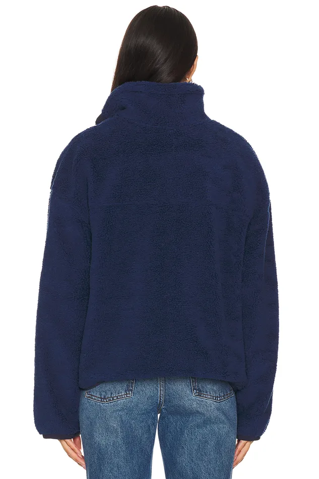 Kelsey Half Zip Pullover Navy Blue Women Lovers and Friends Jackets and Coats Kelsey Half Zip Pullover Navy Blue Women Lovers and Friends Jackets and Coats