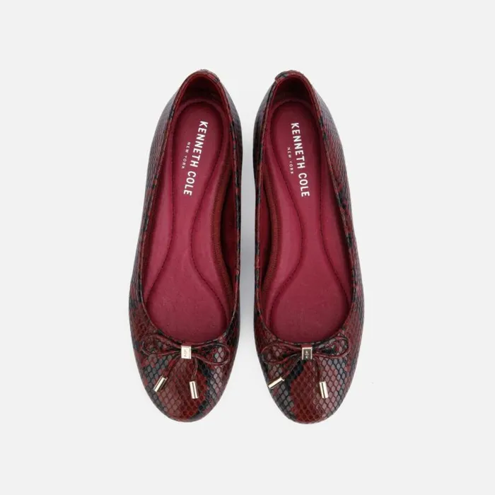 Kenneth Cole Balance Ballet Burgundy Women Flats