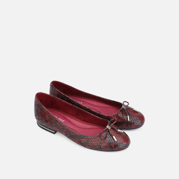 Kenneth Cole Balance Ballet Burgundy Women Flats