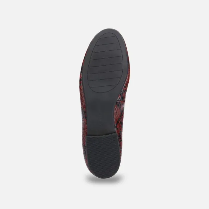 Kenneth Cole Balance Ballet Burgundy Women Flats