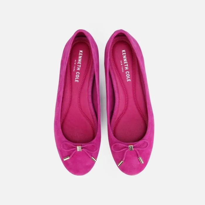 Kenneth Cole Balance Suede Ballet Flat Magenta Women Flats