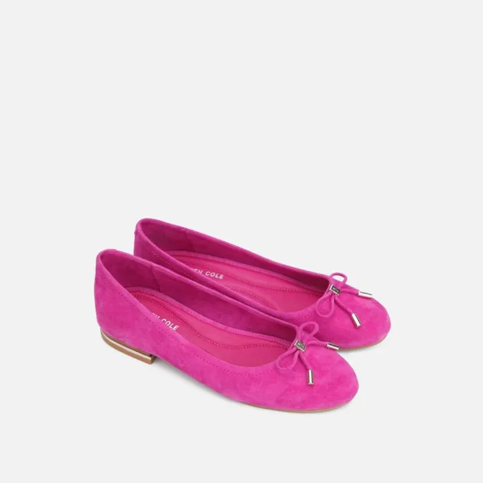 Kenneth Cole Balance Suede Ballet Flat Magenta Women Flats