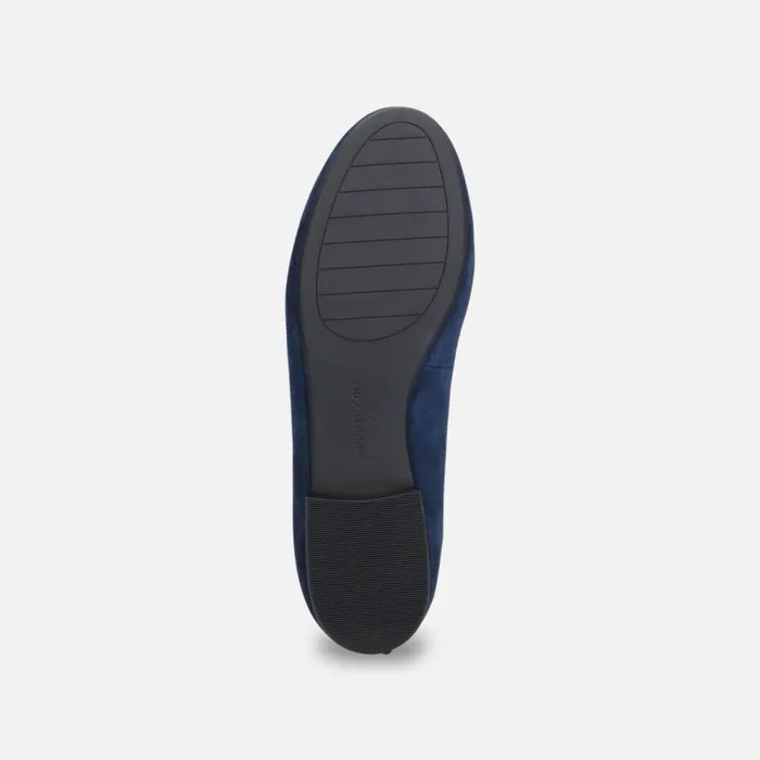 Kenneth Cole Balance Suede Ballet Flat Tech Blue Women Flats