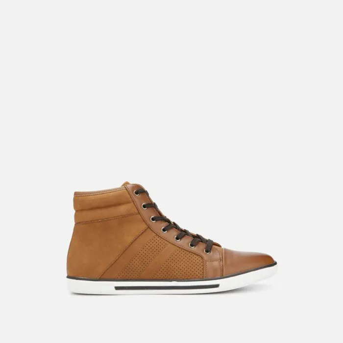 Kenneth Cole Center High Top Sneaker Rust Men Sneakers