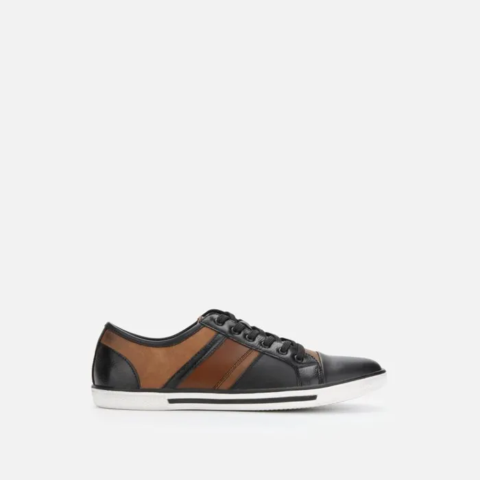 Kenneth Cole Center Resource Low Top Sneaker Blackbrown Men Sneakers