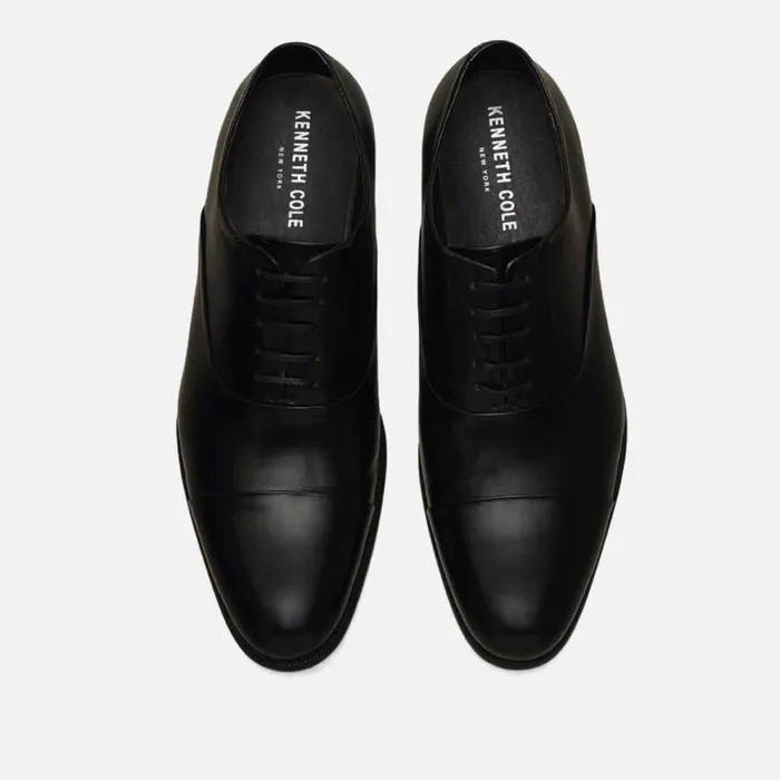 Kenneth Cole Chief Council Leather Oxford Black Men Oxfords