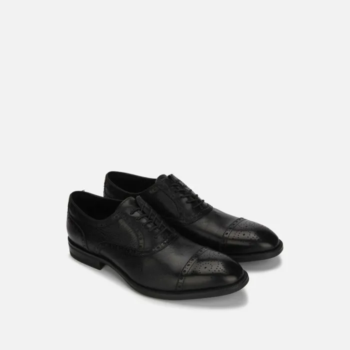 Kenneth Cole Futurepod Leather LaceUp Oxford Black Men Oxfords