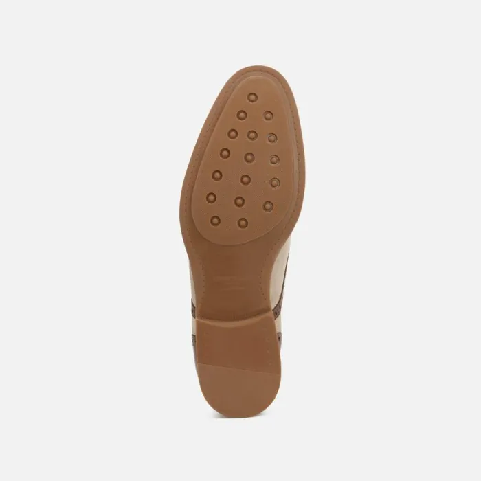 Kenneth Cole Futurepod Medallion Toe Leather Oxford With Rebound System Ip Taupecognac Men Oxfords