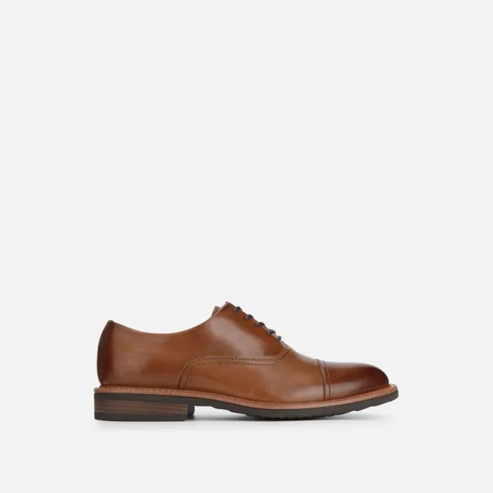 Kenneth Cole Klay Cap Toe Oxford With Flex Cognac Men Oxfords