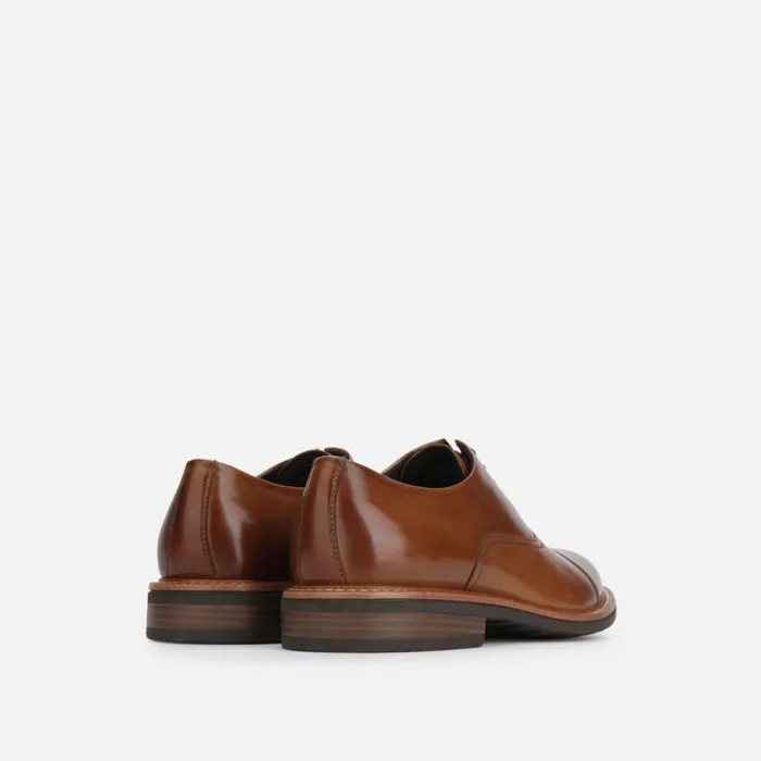 Kenneth Cole Klay Cap Toe Oxford With Flex Cognac Men Oxfords