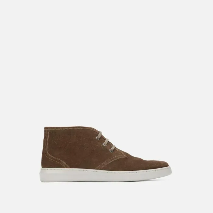 Kenneth Cole Liam Suede Chukka Sneaker Dark Taupe Men Sneakers