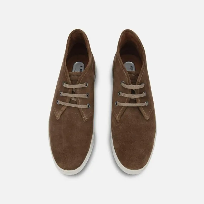 Kenneth Cole Liam Suede Chukka Sneaker Dark Taupe Men Sneakers